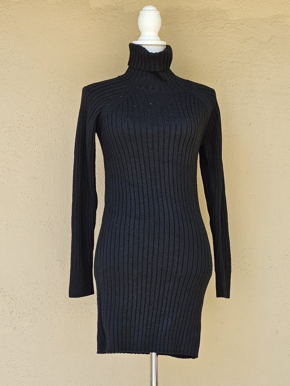 Aritzia Wool Mini Sweater Dress Wilfred Free Turtle Neck Size XXS